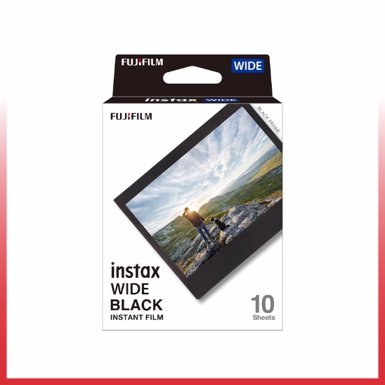 Jual FujiFilm Instax Wide Film Paper Refill Black Frame Harga Terbaik 2