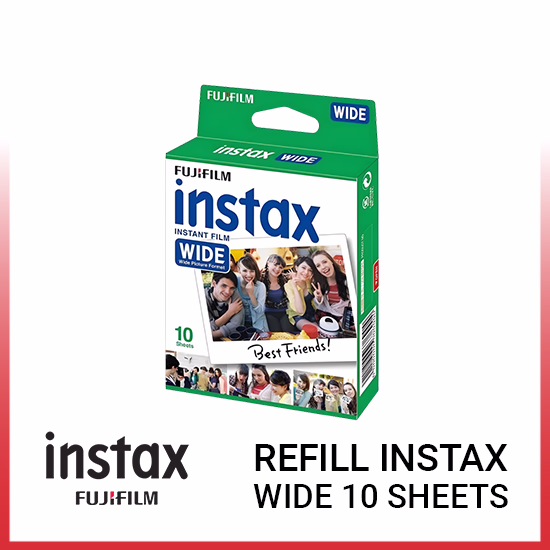 Jual FujiFilm Instax Wide Film Paper Refill Single Pack Harga Terbaik