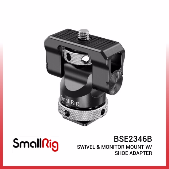 SmallRig Swivel and Tilt Monitor Mount with Shoe Adapter BSE2346B 1