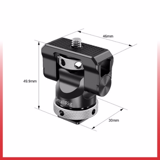 SmallRig Swivel and Tilt Monitor Mount with Shoe Adapter BSE2346B 3