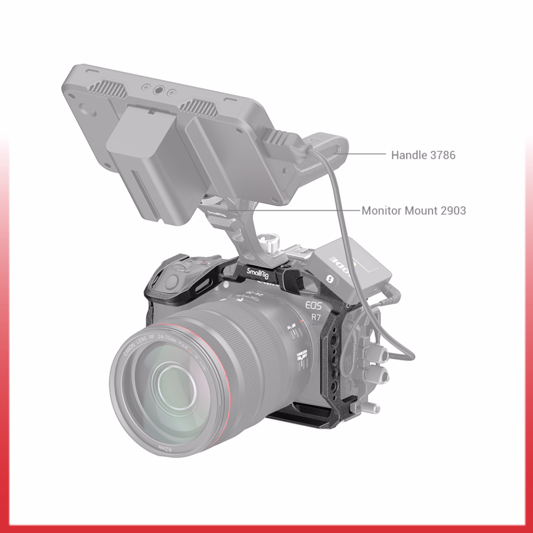SMALLRIG BLACK MAMBA CAGE FOR CANON EOS R7 4003 (4)