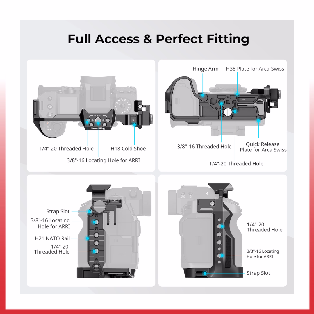 SMALLRIG CAGE FOR FUJIFILM X-H2S 3934 (1)