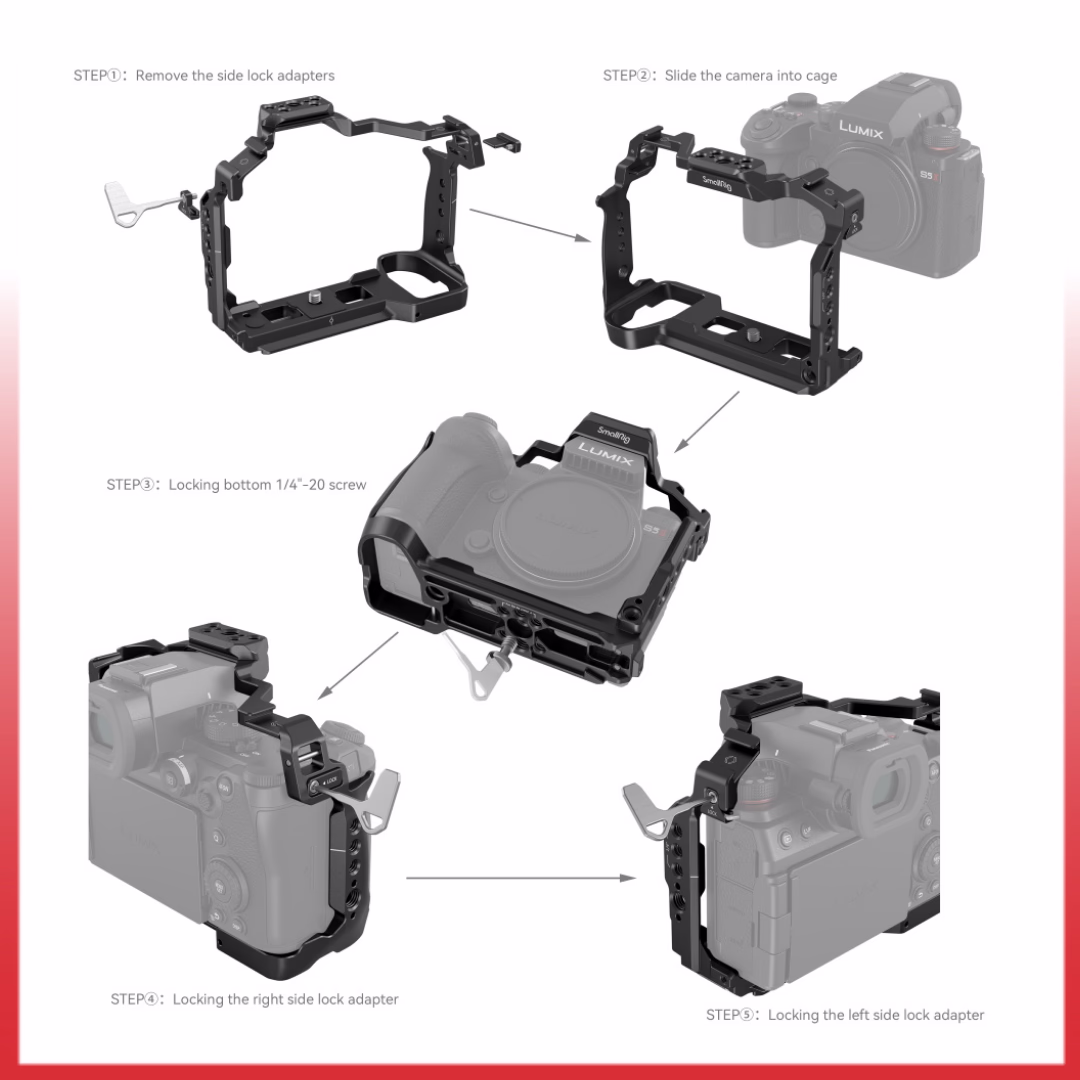 SMALLRIG CAGE FOR PANASONIC LUMIX S5 II S5 IIX 4022 (3)
