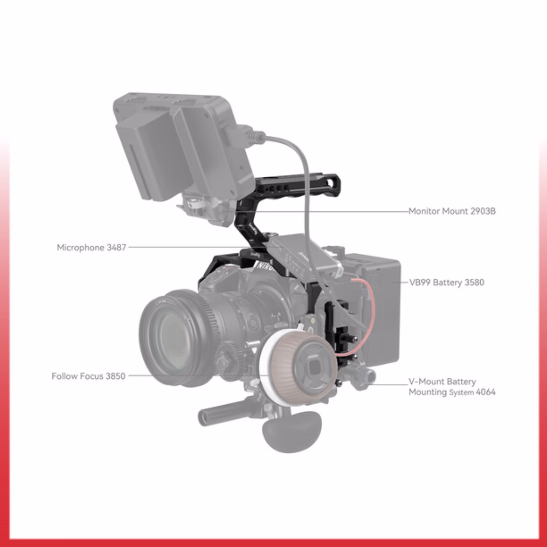 SMALLRIG CAGE KIT FOR NIKON Z8 3941 (2)