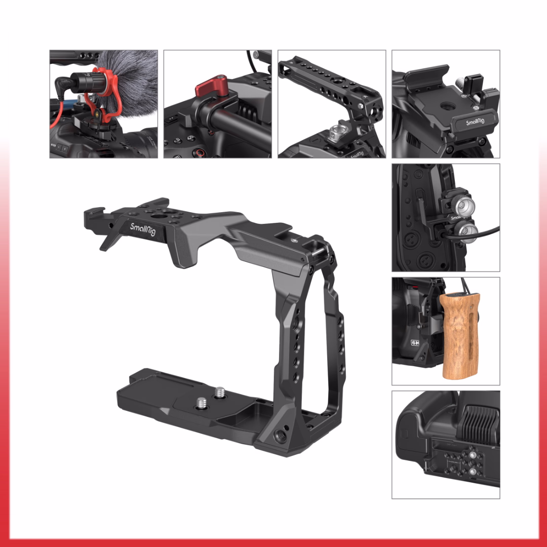 SMALLRIG HALF CAGE FOR BMPCC 6K PRO 3665 (1)