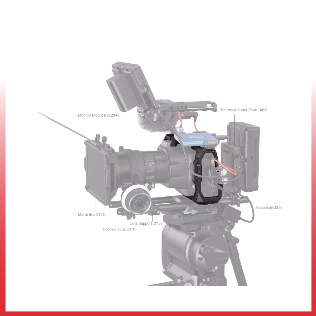 SMALLRIG HALF CAGE FOR BMPCC 6K PRO 3665 (4)