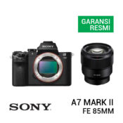 jual kamera Sony A7 Mark II Kit FE 85mm f/1.8 harga murah surabaya jakarta