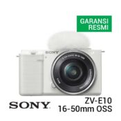 Jual Sony ZV-E10 Kit 16-50mm f3.5-5.6 OSS White Harga Terbaik dan Spesifikasi