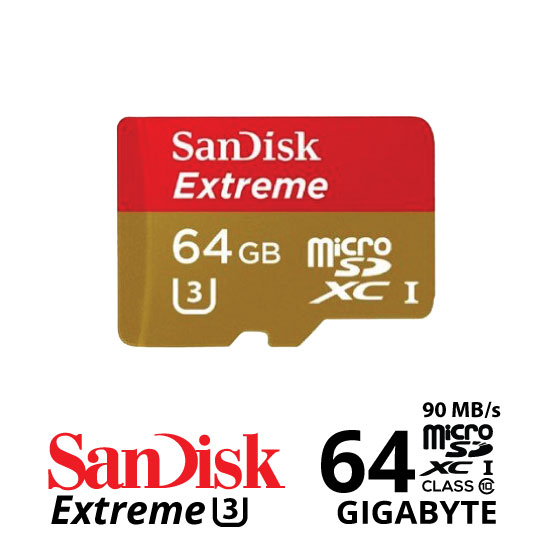 Sandisk Extreme Micro SDXC 64GB 90MB/S - Harga dan Spesifikasi