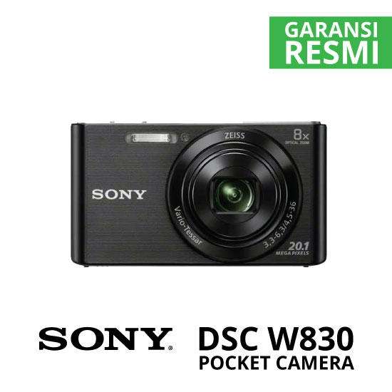 Jual Sony DSC W830 Digital Camera Hitam - Harga dan 