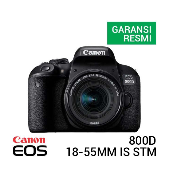 Slaapkamer bladeren Weg Jual Canon EOS 800D Kit EF-S 18-55mm IS STM Harga Murah
