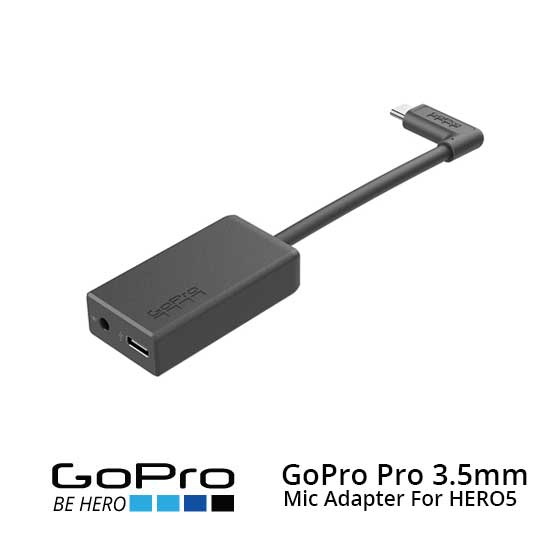 GoPro Pro 3.5mm Mic Adapter For HERO5 - Harga dan Spesifikasi