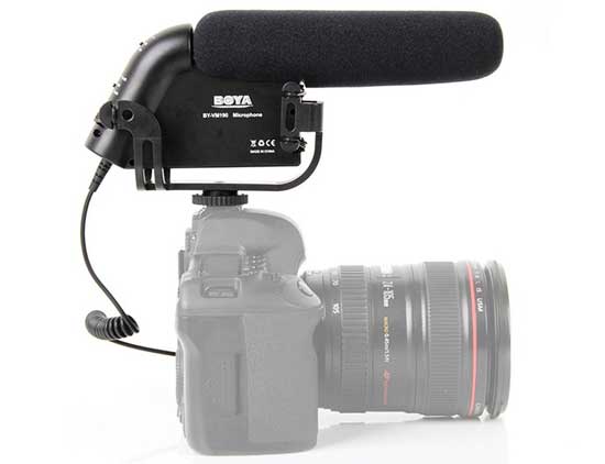 Jual Boya BY-VM190 Video Condenser Shotgun Microphone - Harga