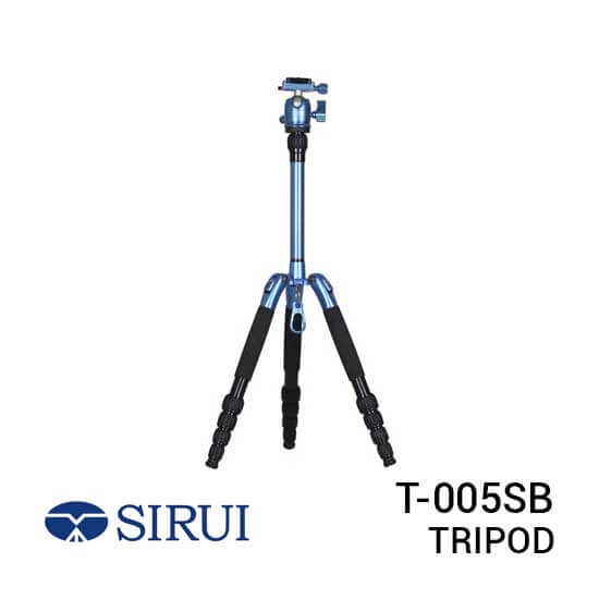 jual Sirui T-005SB Blue Aluminium Tripod With B-00B Ballhead harga murah surabaya jakarta