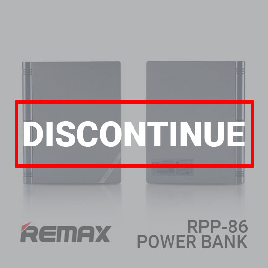 Remax PowerBank RPP-86 Jumbook - Black Harga Murah