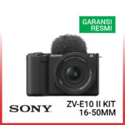 Jual kamera mirrorless Sony ZV-E10 II Kit 16-50mm Black