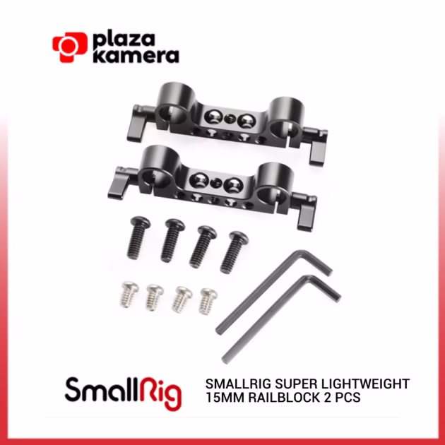 SMALLRIG SUPER LIGHTWEIGHT 15MM RAILBLOCK 2 PCS 2061