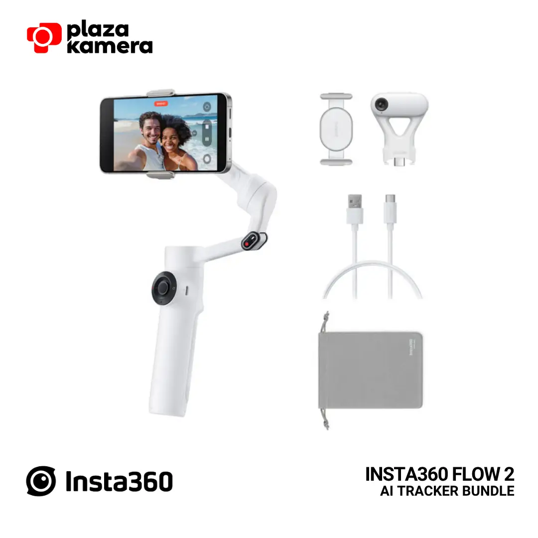 Insta360 Flow 2 AI Tracker Bundle Smartphone Gimbal Stabilizer
