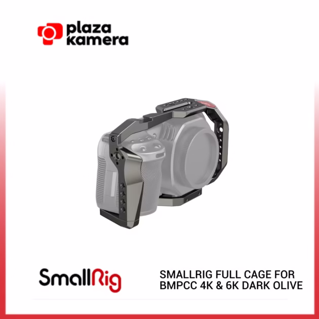 SMALLRIG FULL CAGE FOR BMPCC 4K & 6K DARK OLIVE