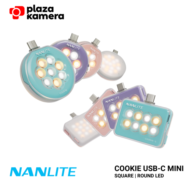 Nanlite cookie USB-C Mini LED