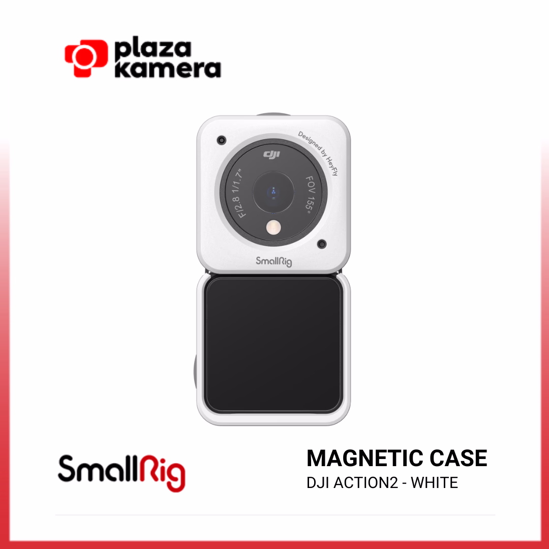 SMALLRIG DJI ACTION 2 MAGNETIC CASE - WHITE