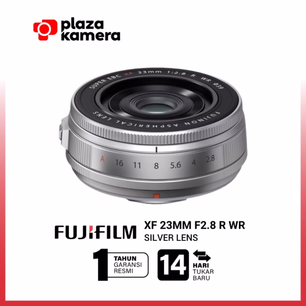 FUJINON XF 23MM F2.8 R WR  SILVER LENS