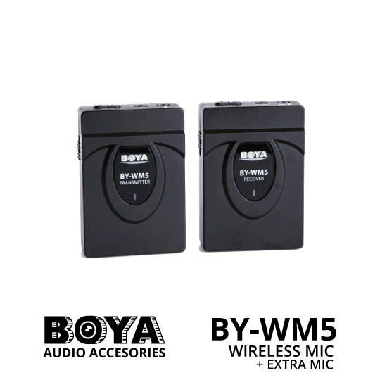 Boya BY-WM5 Wireless Mic plus Extra Mic