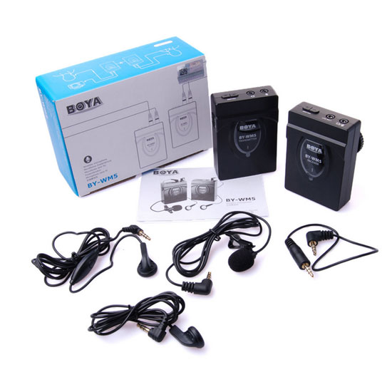 Boya BY-WM5 Wireless Mic plus Extra Mic - Image 2