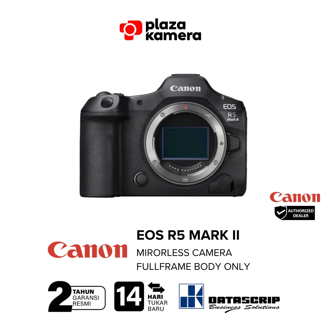 Canon EOS R5 Mark II Mirorless Camera Fullframe Body Only - Garansi Resmi