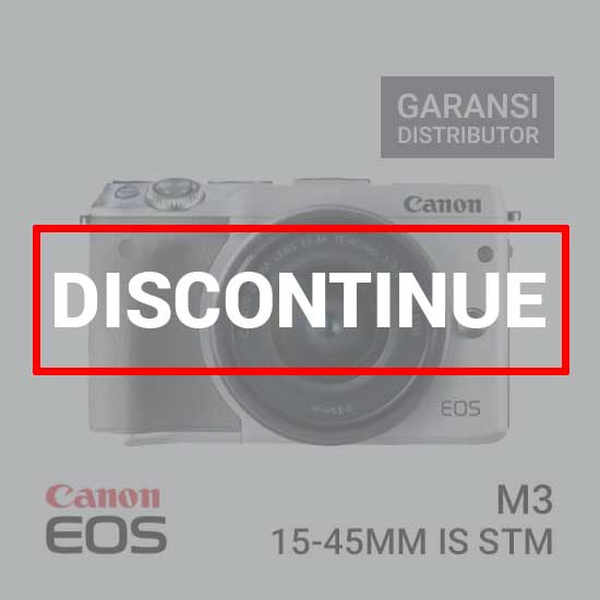 Canon EOS M3 Kit EF-M15-45mm Putih
