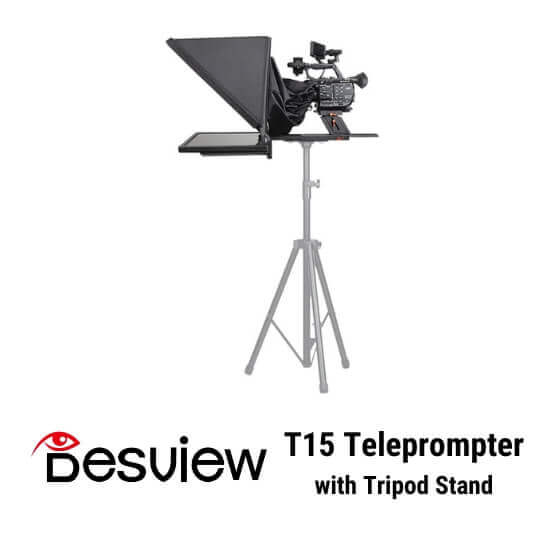 Desview T15 Teleprompter with Tripod Stand