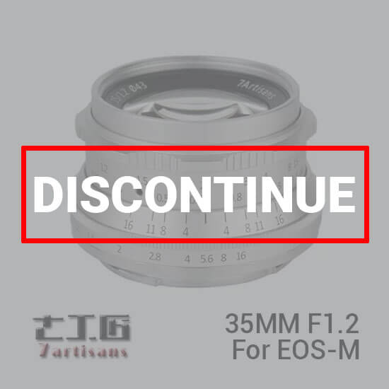 7Artisans 35mm F1.2 For EOS-M Silver