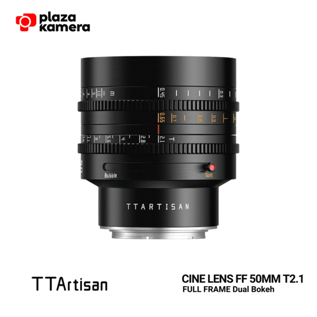 TTARTISAN CINE LENS FF 50mm T2.1 E/RF/L (FULL FRAME) Dual Bokeh