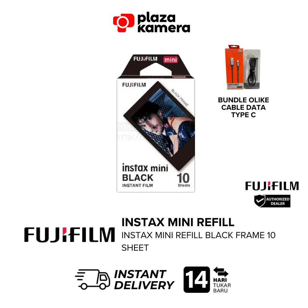 Fujifilm Mini Instax Refill Black Frame