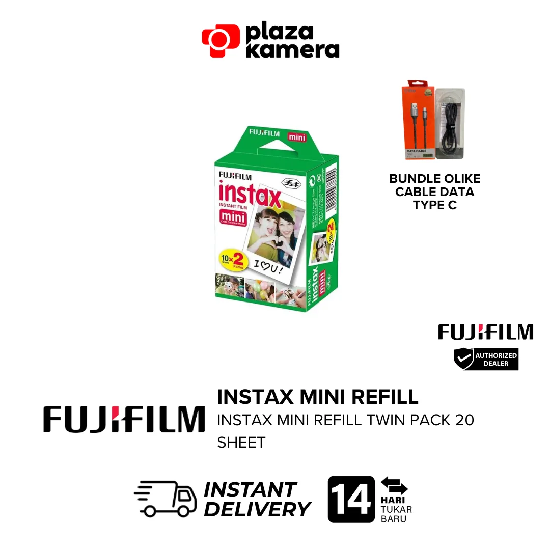 Fujifilm Instax Mini Refill Twin Pack 20 Sheet