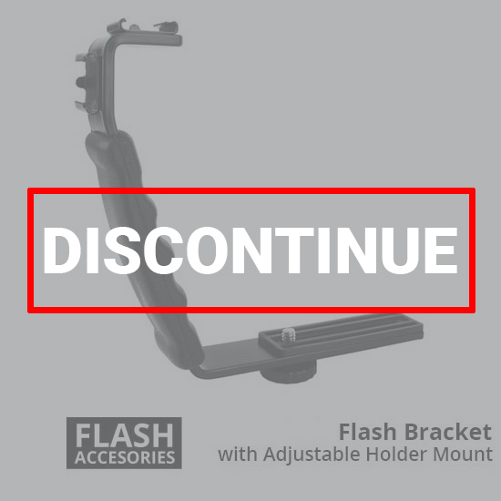 Flash Bracket with Adjustable Holder Mount