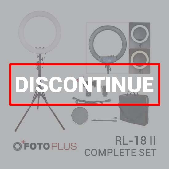 Fotoplus RL-18 Mark II Bi-Color Ring Light Complete Set
