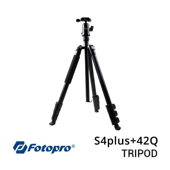 Fotopro S4plus+42Q Black Tripod