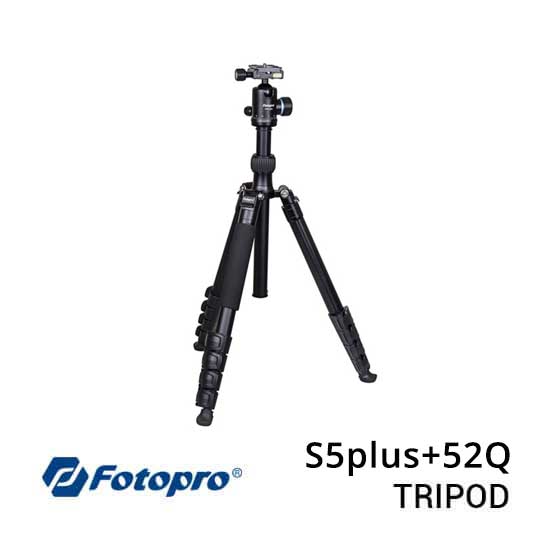 Fotopro S5plus+52Q Black Tripod