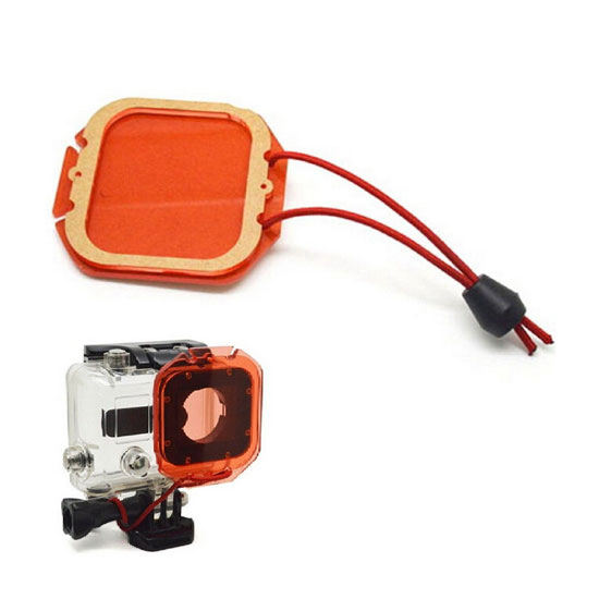 GP215 – GoPro 3rd Party Red Filter include Strap Hero3 - Image 3