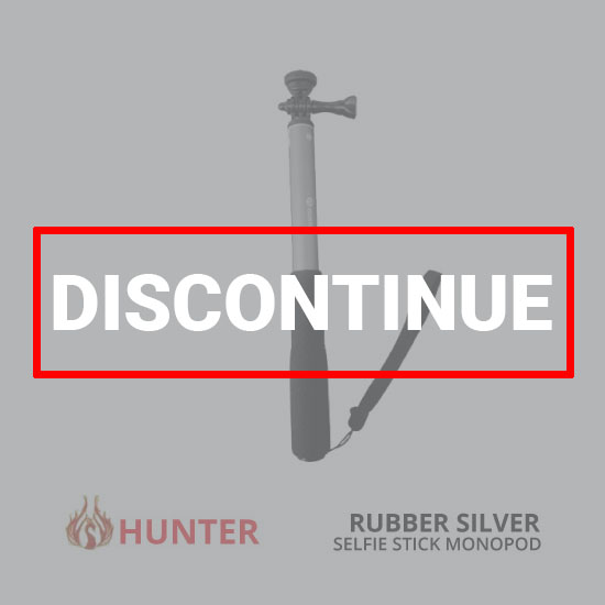 Hunter Seilfie Stick Rubber Silver