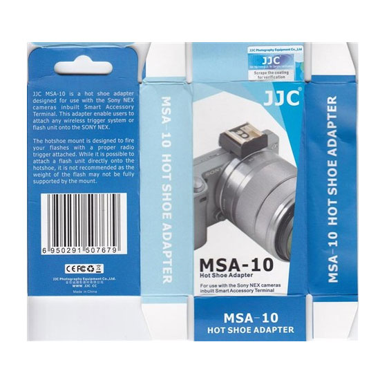 JJC Hotshoe NEX Adapter MSA-10 - Image 2