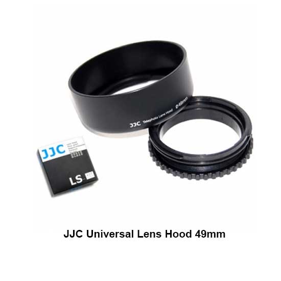 JJC Universal Lens Hood 49mm - Image 2