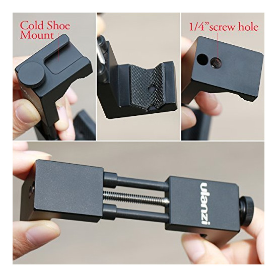 Ulanzi Iron Man II Alumunium Smartphone Tripod Mount - Gambar 4