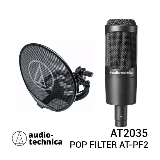Audio-Technica AT2035 with Pop Filter AT-PF2