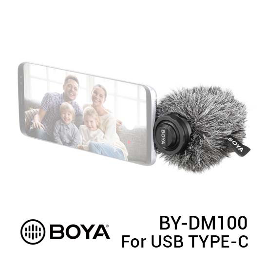 BOYA BY-DM100 USB Type-C Digital Stereo Microphone