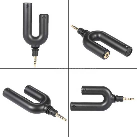 Boya BY-AUM3 U-Shape 3.5mm TRRS Microphone - Image 8