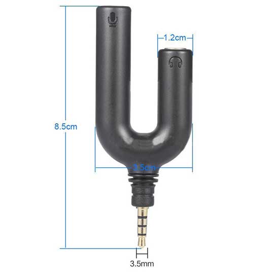 Boya BY-AUM3 U-Shape 3.5mm TRRS Microphone - Image 9