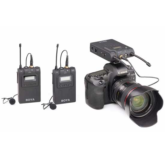 Boya BY-WM8 Wireless Dual Channel Microphone - Gambar 3