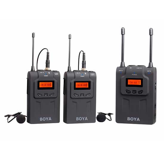 Boya BY-WM8 Wireless Dual Channel Microphone - Gambar 4
